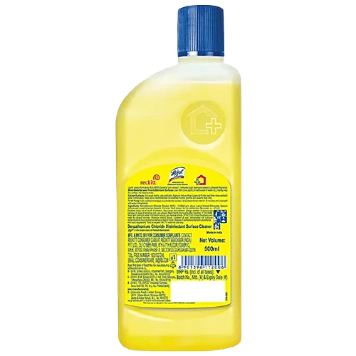 Lizol Disinfectant Surface & Floor Cleaner - Citrus, 500 ml