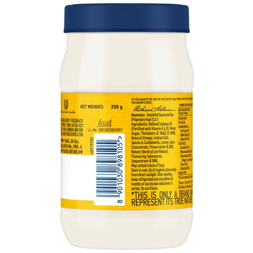 Hellmann's Real Mayonnaise - Eggless Extra Creamy, 250 g