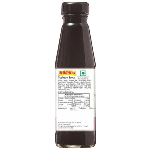 Nilon's Soya sauce, 180 g Bottle