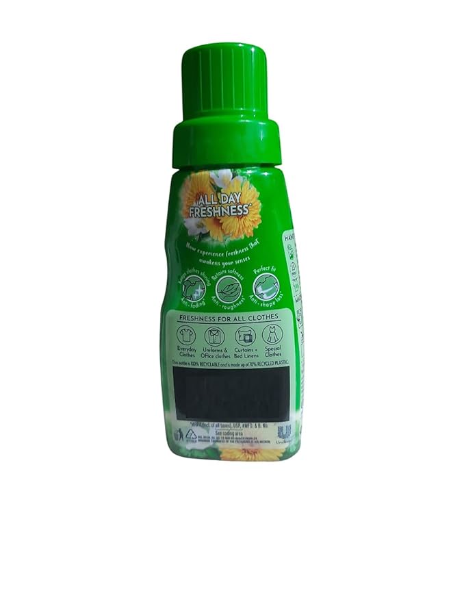 Comfort After Wash Anti Bacterial Fabric Liquid Conditioner(Fabric Softener)-For Softness, Shine And Long Lasting Freshness, 210 Ml