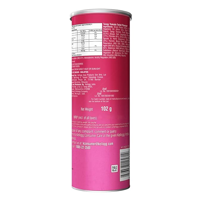 Pringles Tangy Tomato Twist 102g