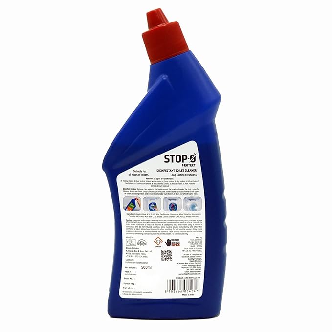 Stop-O Protect Disinfectant Toilet Cleaner - 500ml