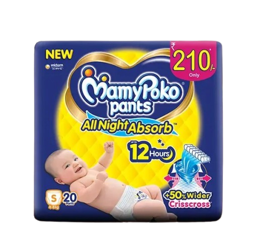 MamyPoko Pants Standard Diaper (S, 4-8 kg)