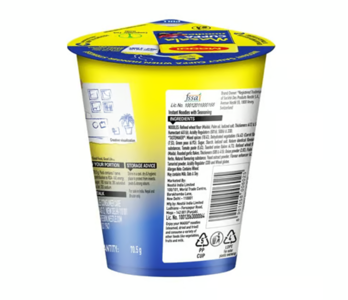 Maggi Cuppa Masala Cup Noodles
