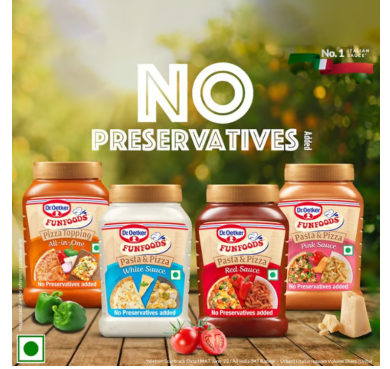 Dr. Oetker FunFoods Pizza Topping Sauce
