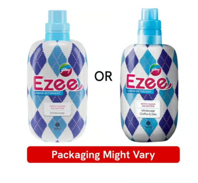 Godrej Ezee Woollen Liquid Detergent For Winterwear- Chiffon & Silks (500 g)