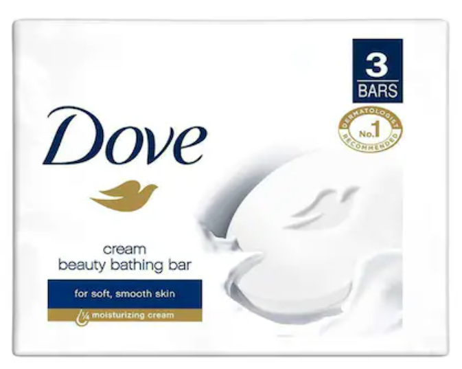 Dove Cream Beauty Bathing Bar 125 g (Pack of 3)