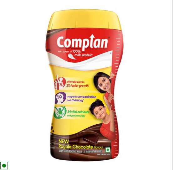 Complan Nutrition Drink Powder - For Kids, Royale Chocolate Flavour, 500 g