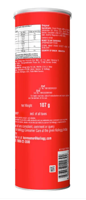 Pringles Original Chips (107 g)