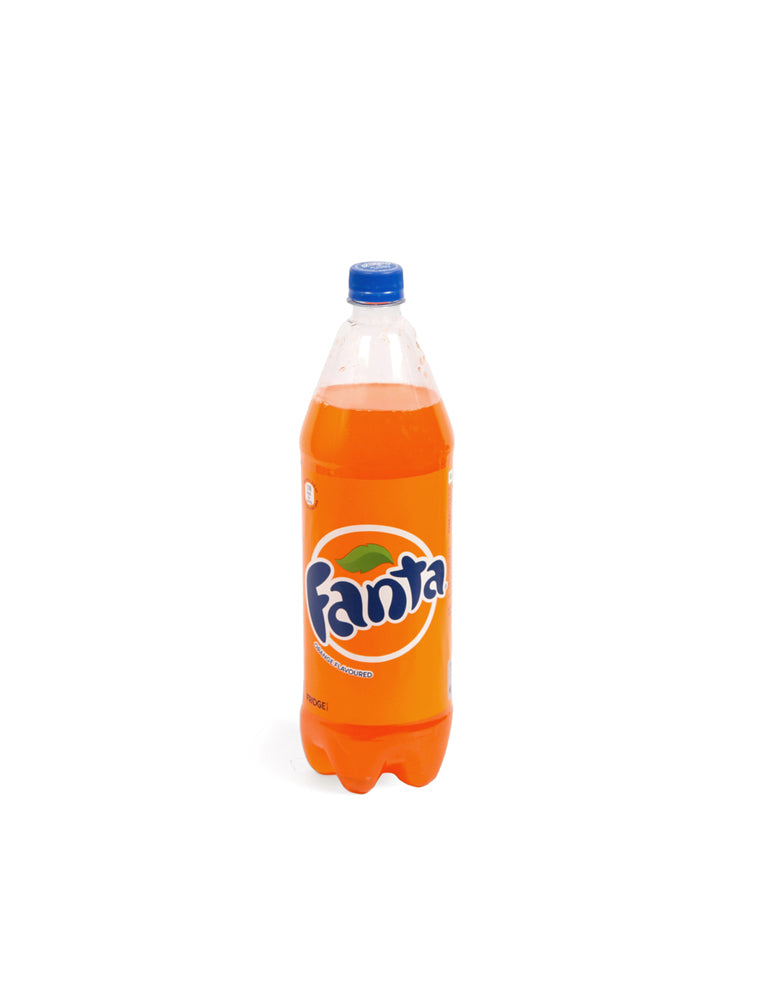 Fanta Soft Drink - Orange Flavoured, Refreshing, 1 L PET Bottle