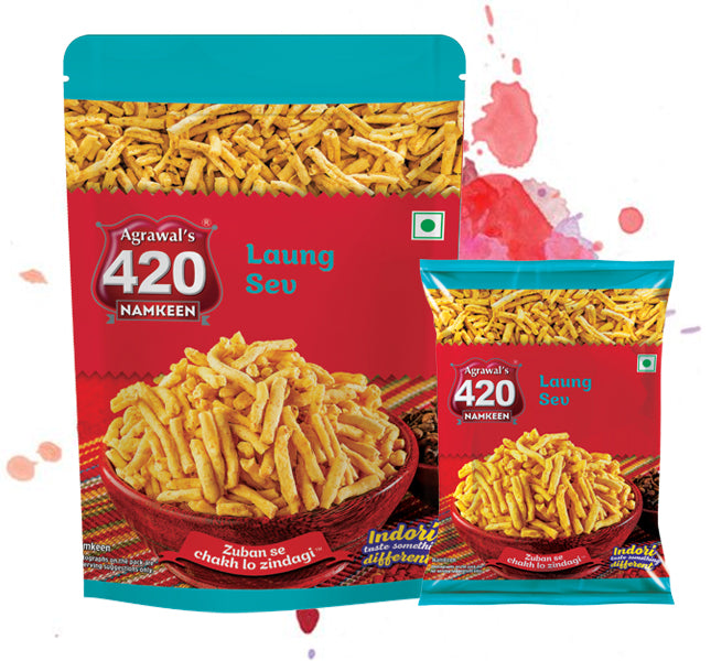 Agrawal's 420 Namkeen Laung Sev 400g