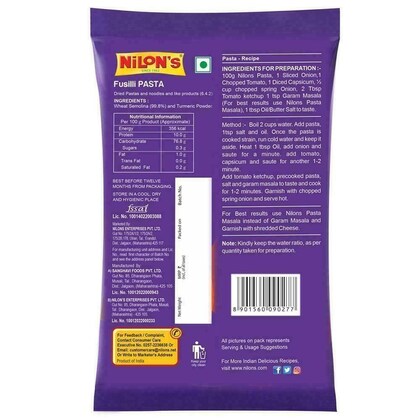 Nilon's Fusilli Pasta 200 g