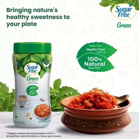 Sugar Free Green Sweetener With Natural Stevia - 200g Jar