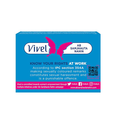 Vivel Cool Mint Bathing bar, Soft Fresh Skin with Menthol, 100gx4+1