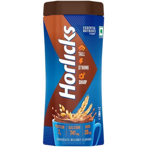 Horlicks Chocolate Delight Flavour Nutrition Drink, 500 g