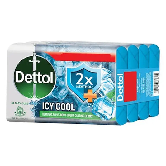 Dettol menthol icy cool soap set 4*150 gm