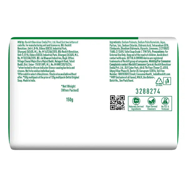 Dettol original soap set 4*150 gm
