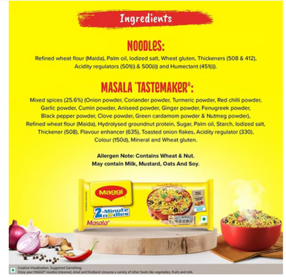 Maggi Masala - 2 Minutes Instant Noodles (6 Pack)