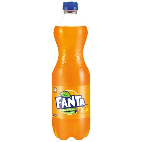 Fanta Soft Drink - Orange Flavoured, Refreshing, 750 ml PET Bottle