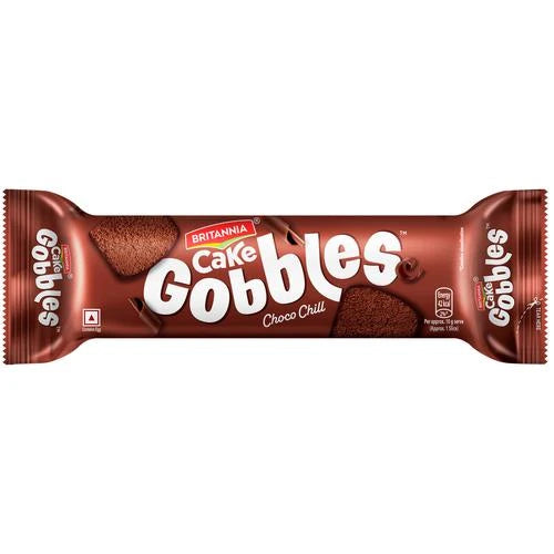 Britannia Gobbles Choco Chill Slice Cake - 55g Pack of 3