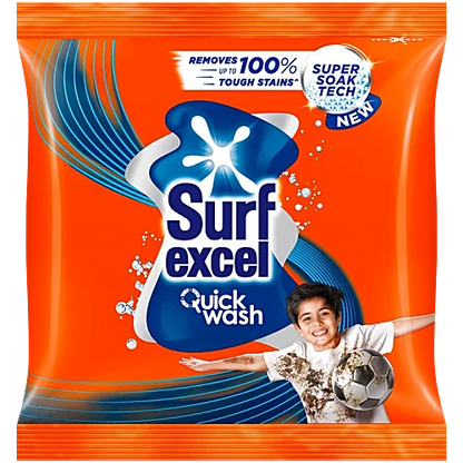 Surf Excel Quick Wash Detergent Powder, 500 g
