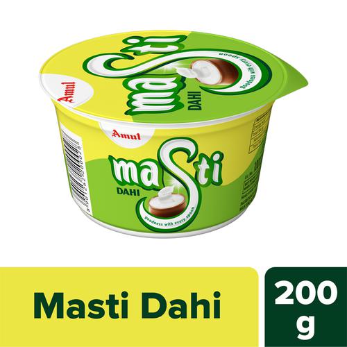 Amul Masti Dahi, 200 g Cup