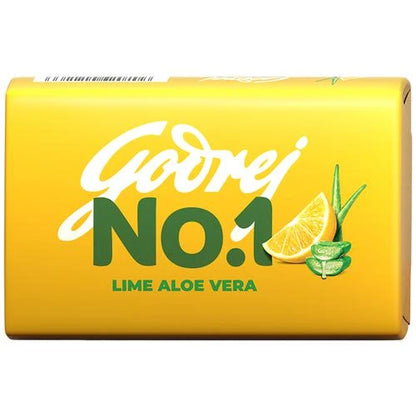 Godrej No.1 Lime & Aloe Vera Bathing Soap, 100 g (Pack of 5)