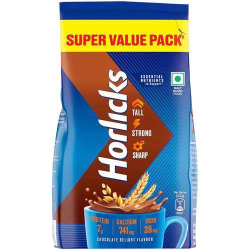 Horlicks Chocolate Delight Flavour Nutrition Drink, 750g