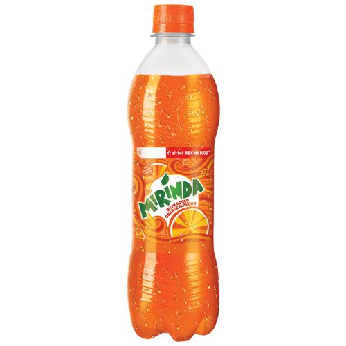 Mirinda Soft Drink - With Added Orange Flavour, 750 ml