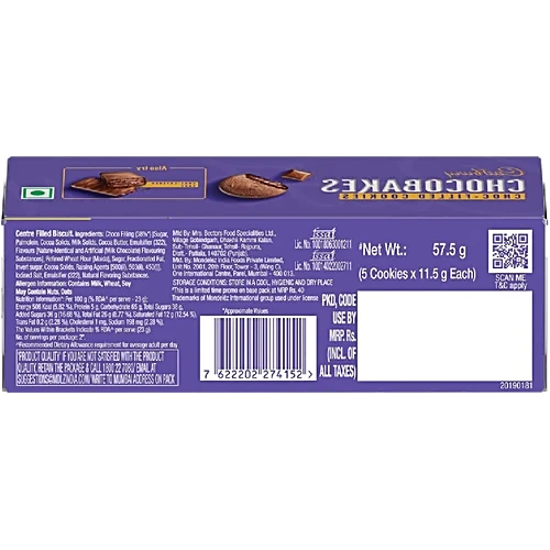 Cadbury Chocobakes ChocFilled Cookies