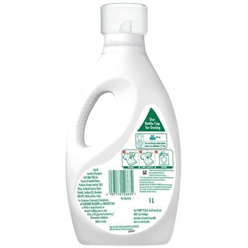 Ariel Liquid Detergent Front Load - Stain Removal In Washing Machine, 1 L