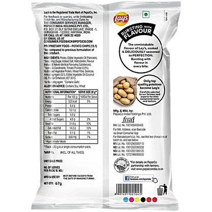 Lay's Spanish Tomato Tango Flavour Potato Chips, 67 g