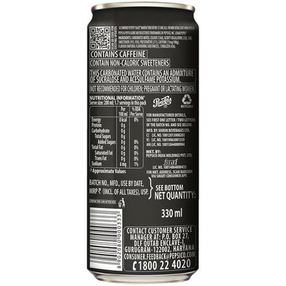 Pepsi Zero Sugar Soft Drink, 330 ml