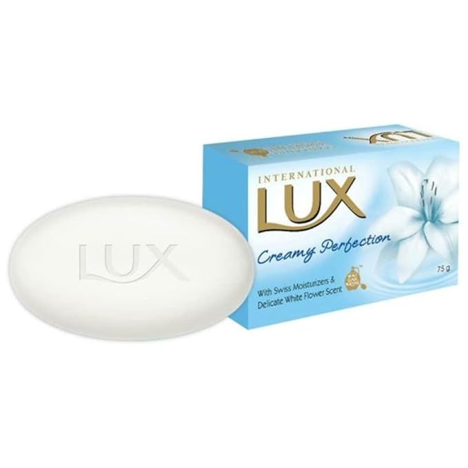 Lux International Creamy White Soap Bar, 75g