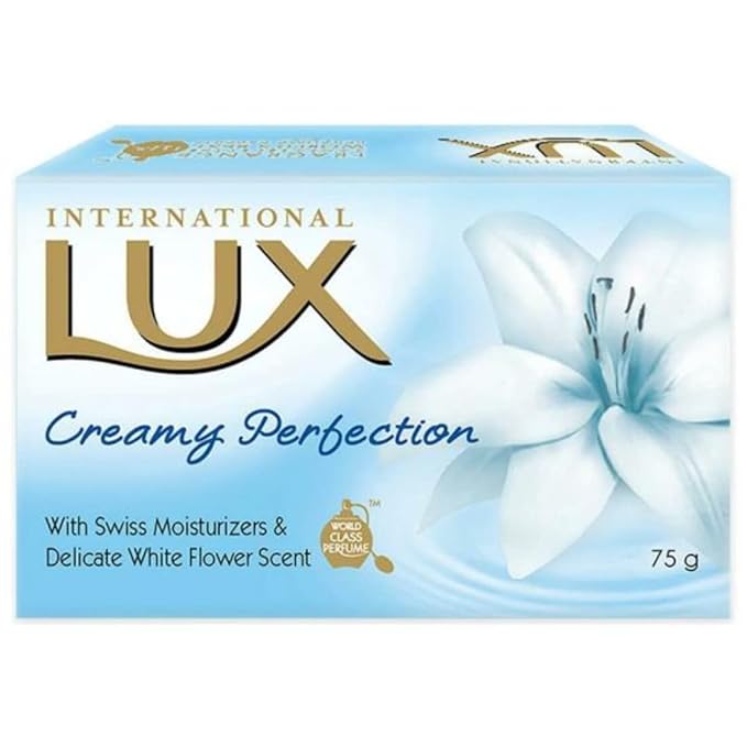 Lux International Creamy White Soap Bar, 75g