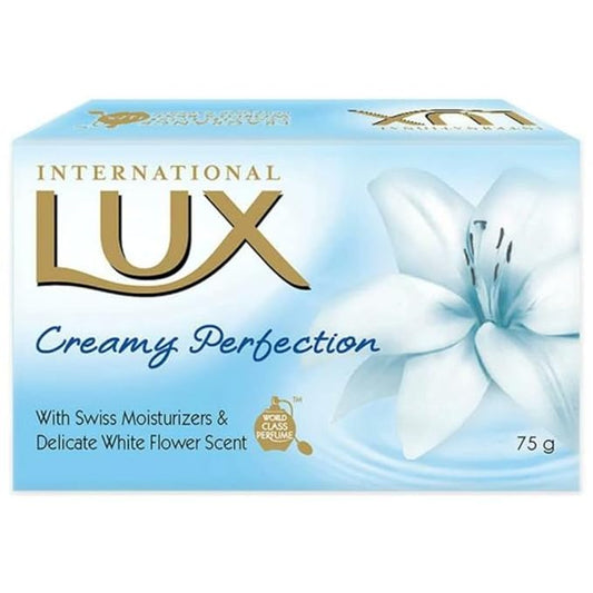 Lux International Creamy White Soap Bar, 75g