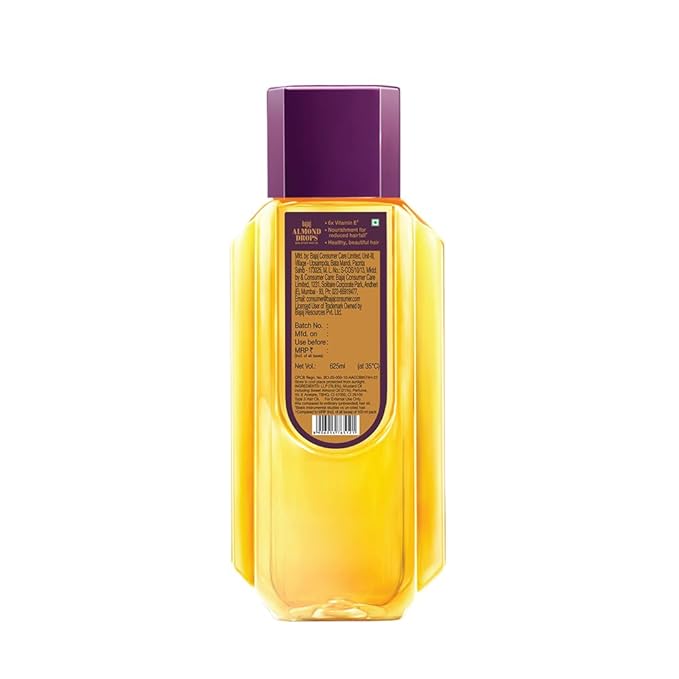 Bajaj Almonds Drops Hair Oil, 625ml super saver pack free 175ml bottle