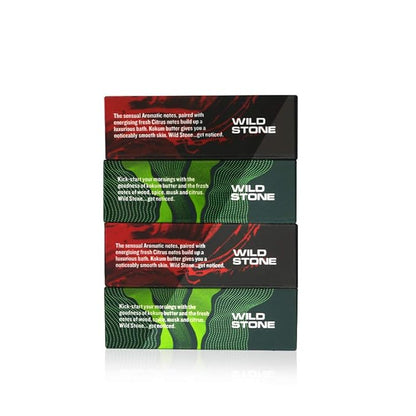 Wild Stone Soap Combo (3+1) for Men (125 g Each)