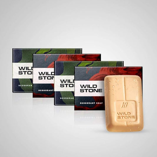 Wild Stone Soap combo(3+1) Soap 75g