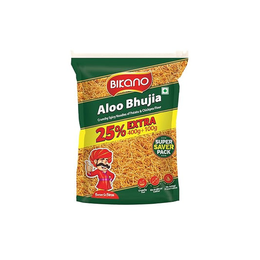 Bikano Aloo Bhujia | Crunchy Texture | 400g pack+25% Extra