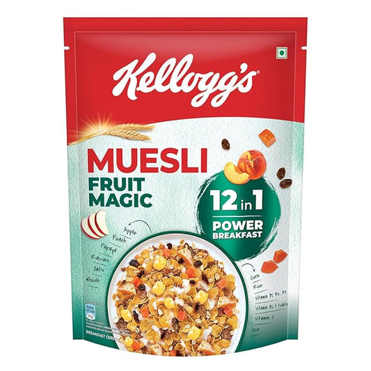 Kellogg's Muesli Fruit Magic 500G | 12-In-1 Power Breakfast