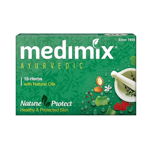 Medimix Ayurvedic 18-Herbs Classic Soap 125 g (Pack of 3)