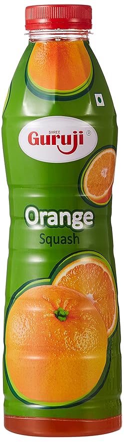 Guruji Orange Squash, 750ml