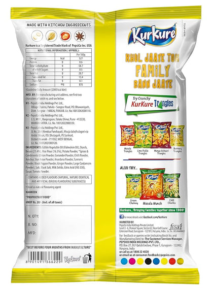 Kurkure Snacks, Solid Masti (Pack of 2)