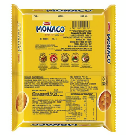 Parle Monaco Light Salty Classic Regular Biscuit