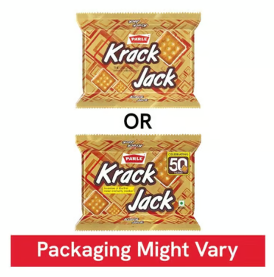 Parle Krackjack Crackers Sweet & Salty Biscuits