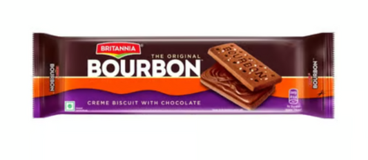 Britannia The Original Bourbon Creme Biscuit With Chocolate