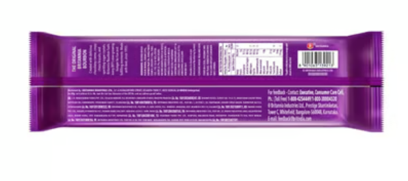 Britannia The Original Bourbon Creme Biscuit With Chocolate