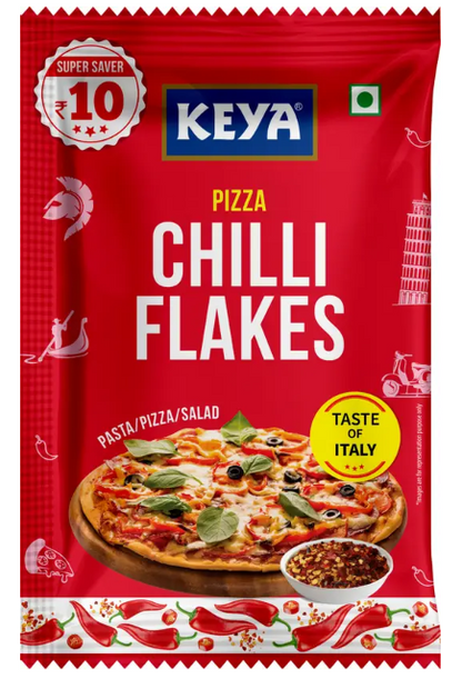 Keya Pizza chilli flakes 8 g sachet- Pack of 5