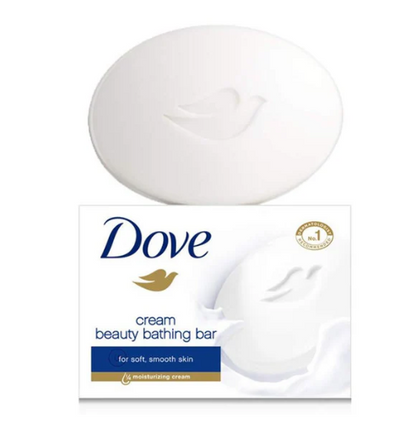 Dove Cream Beauty Bathing Bar, 2x50 g Multipack